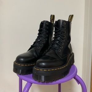 Dr. Martens Jadon Smooth Leather Platform Boots